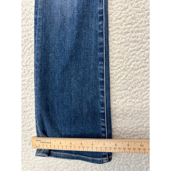Aritzia Denim Forum Womens The Jane Mid Rise Boot Jeans Size 23 - Picture 4 of 11